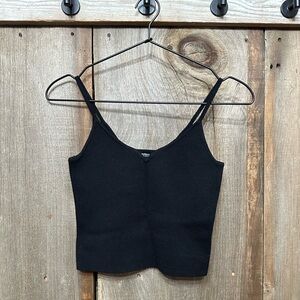 Express Body Contour Sweater Style Cami Tank Top in Black Size Small Women’s